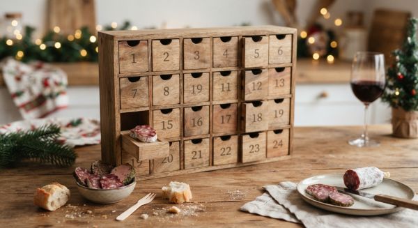 Découvrez les délices du calendrier de l'avent au saucisson